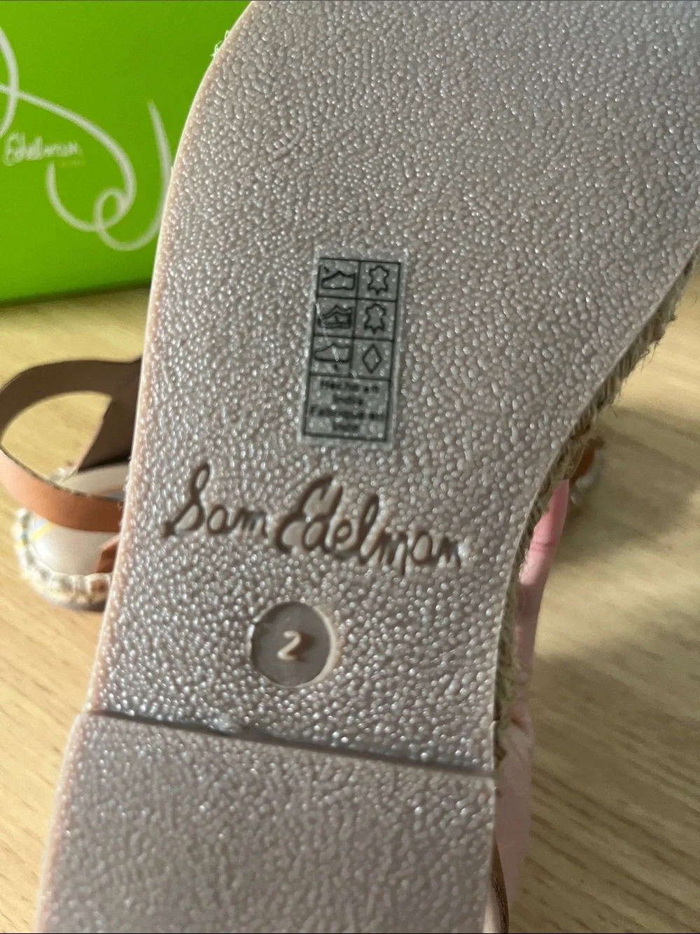 Sam Edelman Girls Kora Sandals Size 2